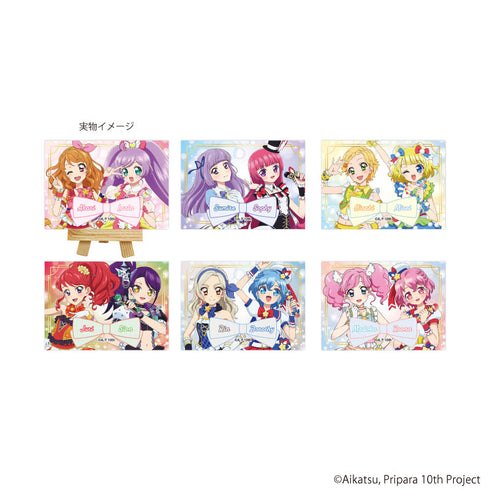 『アイカツ!×プリパラ THE MOVIE -出会いのキセキ!-』キャンバスボードミニ01/コンプリートセット(全6種)(公式イラスト)